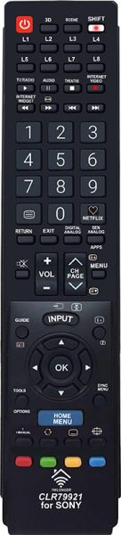 CLR79921 SONY电视通用型学习型预存码下载遥控器