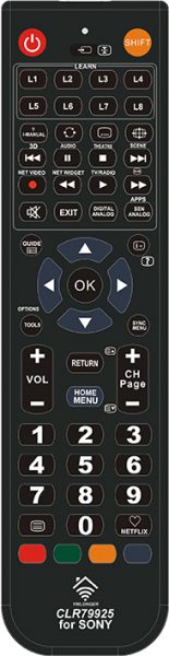 SONY CLR79925 Pre-programmed Programmable Remote Control with Learning