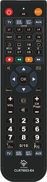 CLR79922-E4 学习型预存码下载遥控器